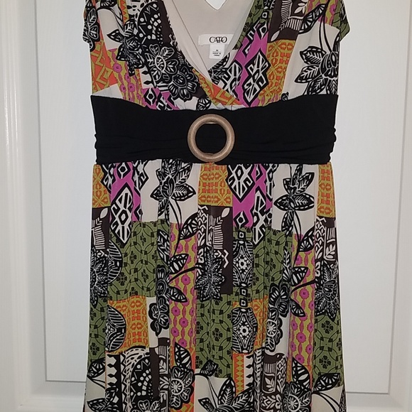 Gorgeous multi color print sundress - Picture 4 of 8